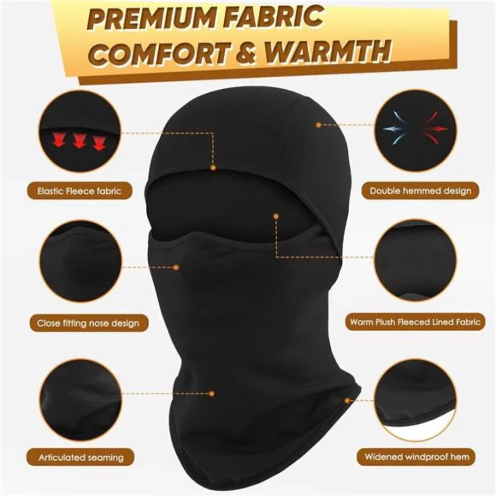 Kids Balaclava Ski Mask Cold Weather Windproof Tactical Face Mask Winter
